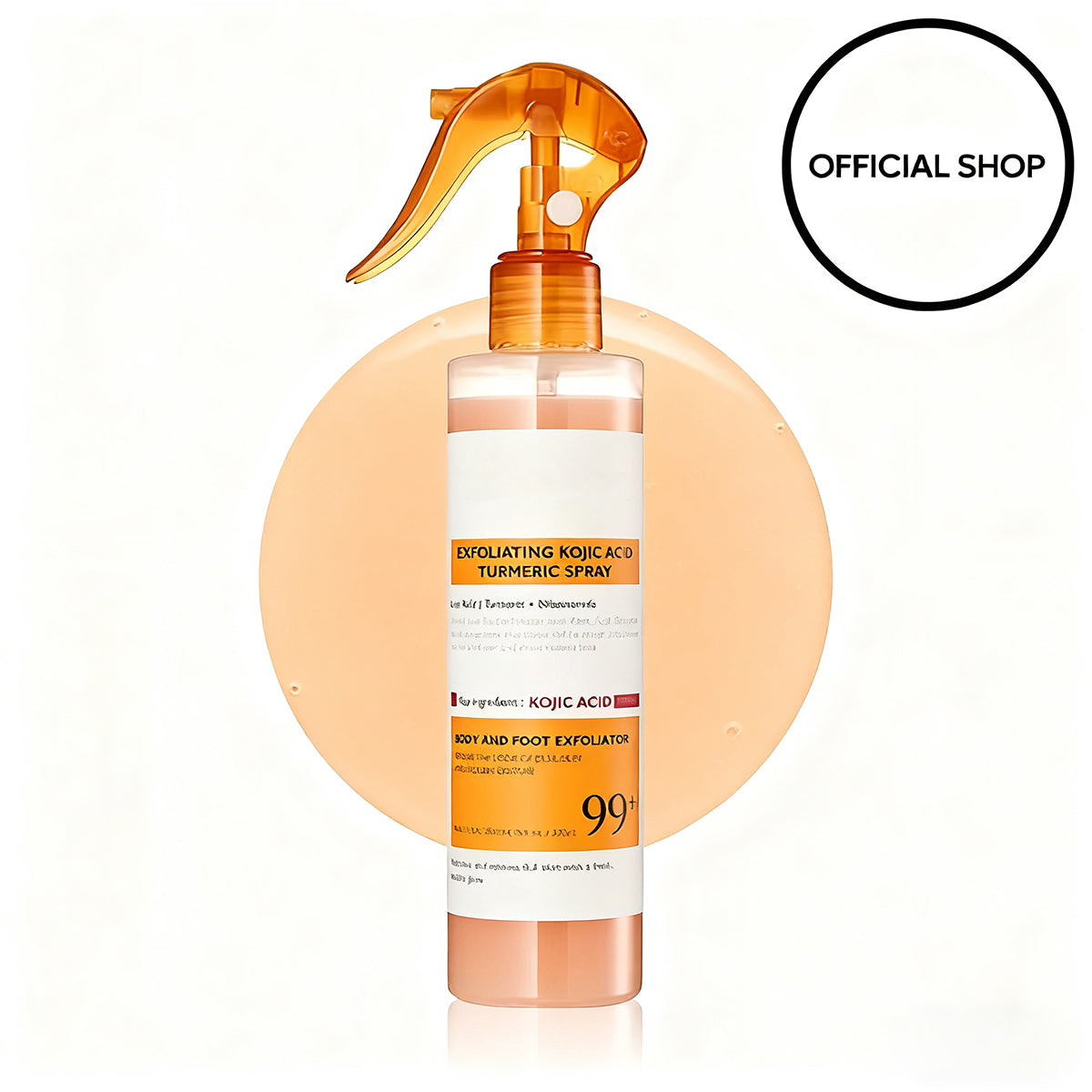 Tryskintle Peel Shot - Kojic + Turmeric Body Peel Spray