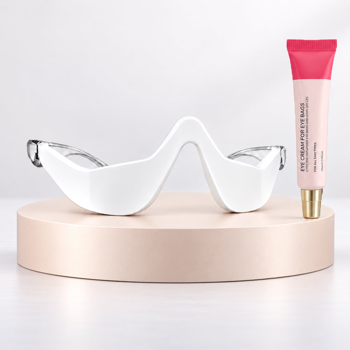 2-in-1 Red Light Therapy + EMS To Erase Eye Bags