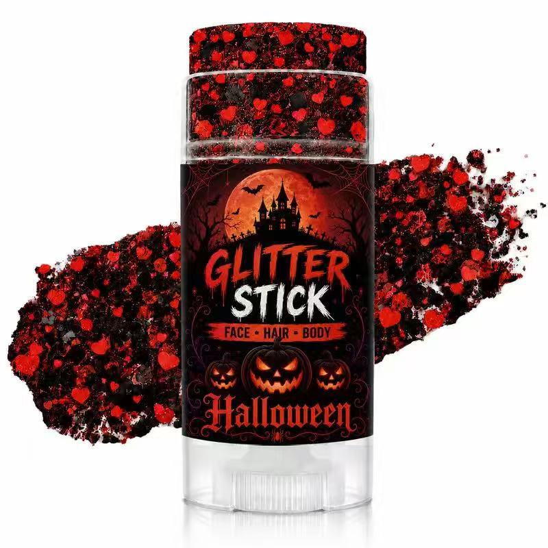 🔥Buy 1 Get 1 Free🎃Halloween Glitter Stick for Face, Hair & Body, Sparkle Makeup Accessory