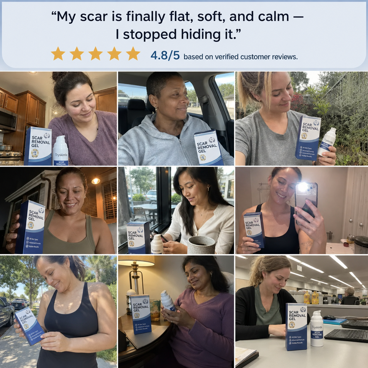 Flatter, Smoother, Calmer Scars in as Little as 3 Days