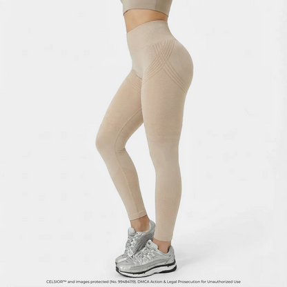 High Waisted And Hip Lifting Yoga Elastic Quick Drying Tight Pants ⭐