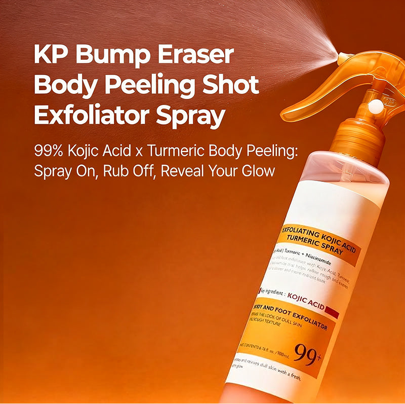 Tryskintle Peel Shot - Kojic + Turmeric Body Peel Spray