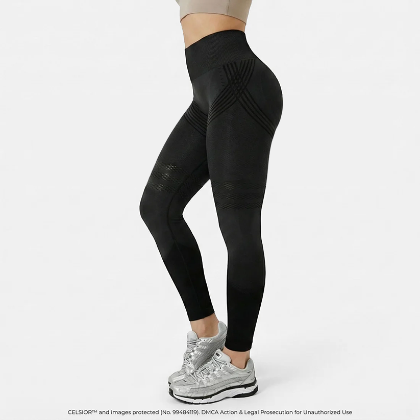 High Waisted And Hip Lifting Yoga Elastic Quick Drying Tight Pants ⭐