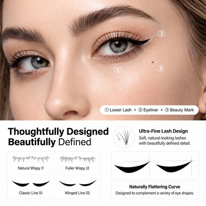 BLACK BOX 3-in-1 Lower Lash & Eyeliner Stamp Kit