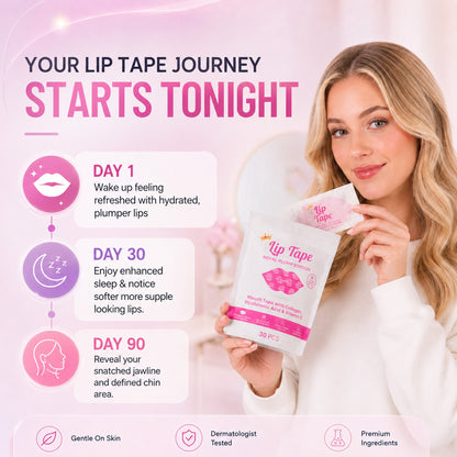tryskintle lip tape  Hydrating Collagen Mouth Tape