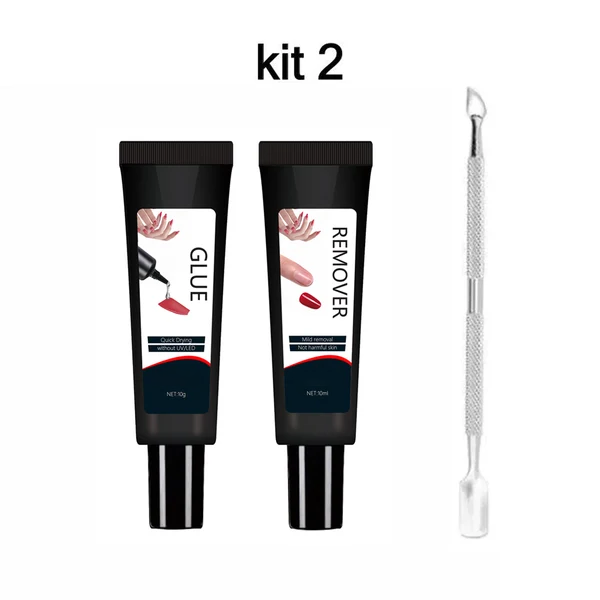Semi solid glue Upgrade Super Strong Quick drying with remover kit