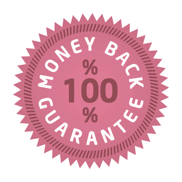 100% money-back guarantee