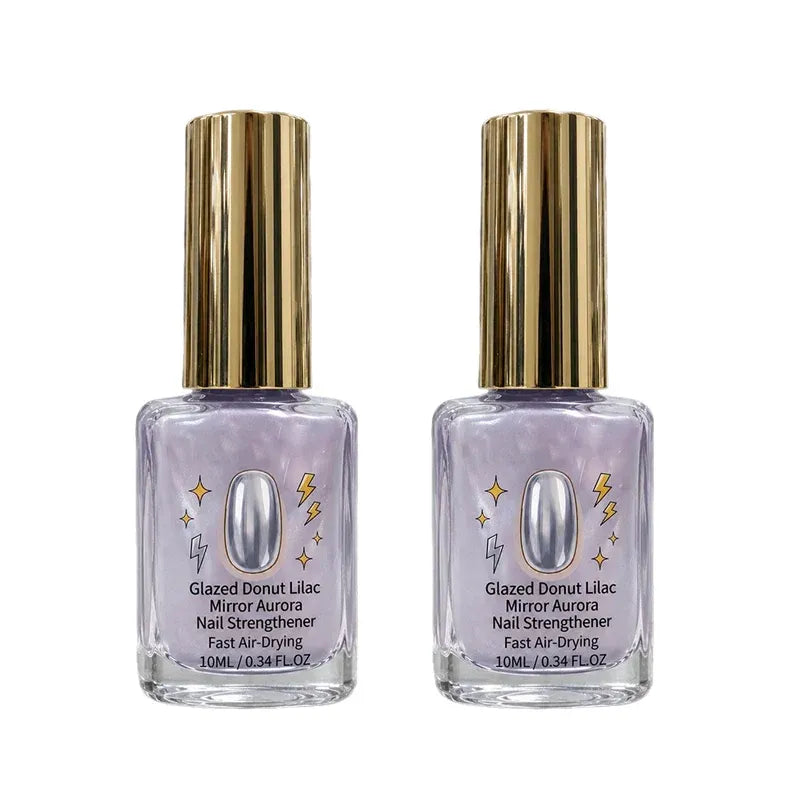 📢📢50% OFF !! ⏰Lilac Glossy Mirror Nail Strengthener