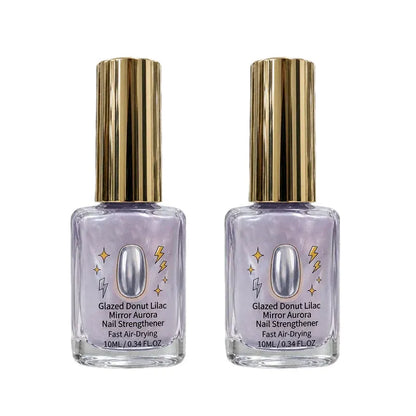 📢📢50% OFF !! ⏰Lilac Glossy Mirror Nail Strengthener