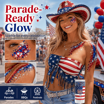🔥Independence Day Party Must-Have-✨Patriotic Glitter Stick