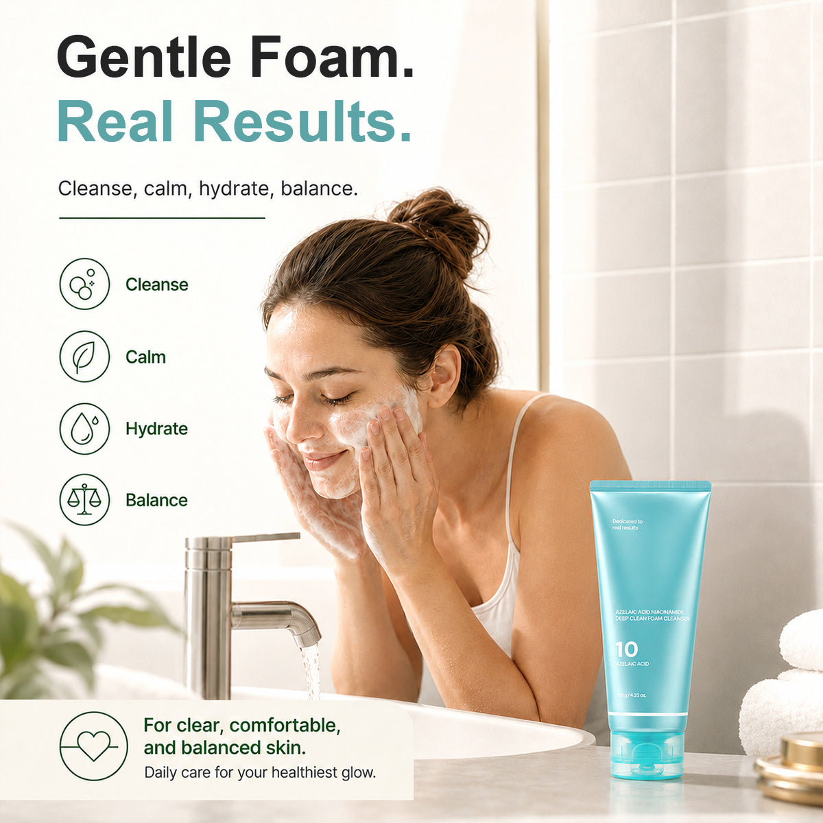 Azelaic Acid Capsule Foam Cleanser