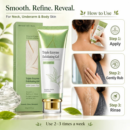 Triple Enzyme Exfoliating Gel with Green Tea Effect