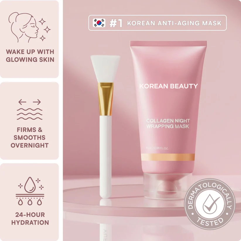 Collagen Night Wrapping Mask-Instantly Achieve Glass Skin