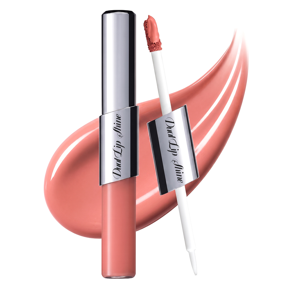 Perfect Twin Lip — Dual-Ended Liquid Lipstick with Velvet Matte Color and Glossy Shine