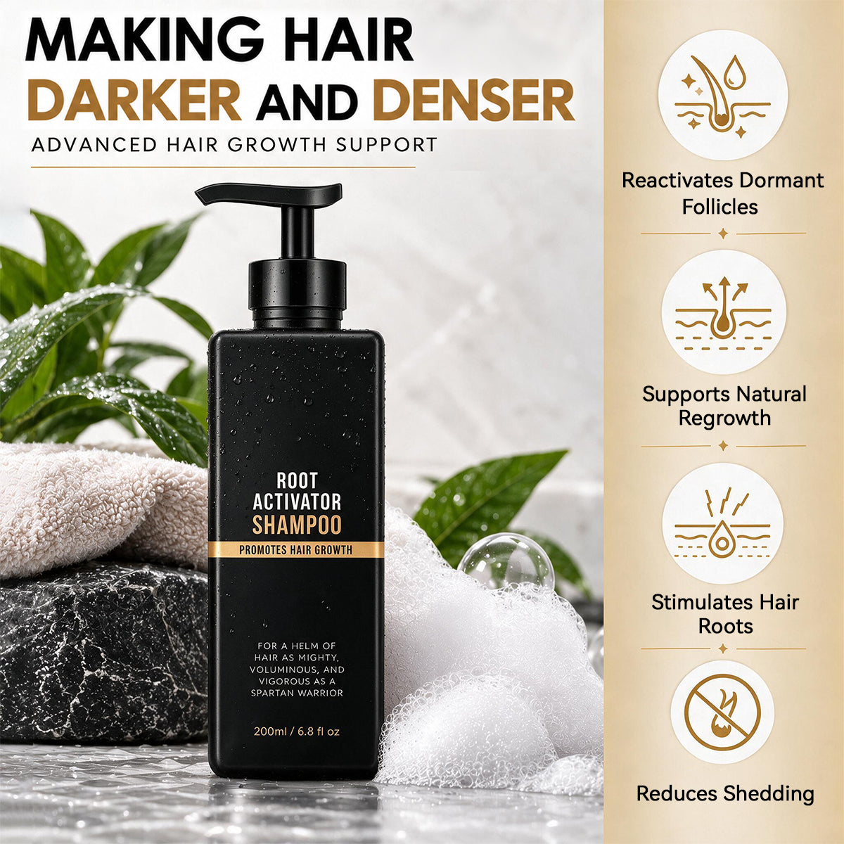 Tryskintle Root Activator Shampoo
