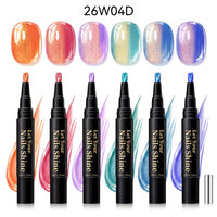6-Color Polarized One-Step Gel Pen - E