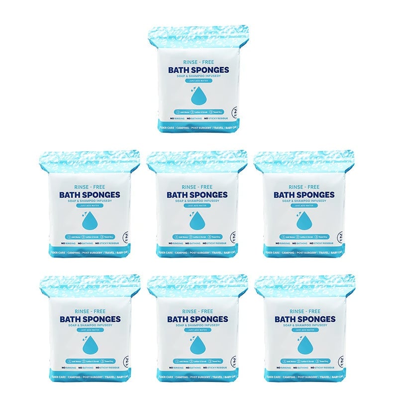 🏆Flash Sale⚡ 50K+  🌈Disposable Rinse-Free Bathing Wipes🧼