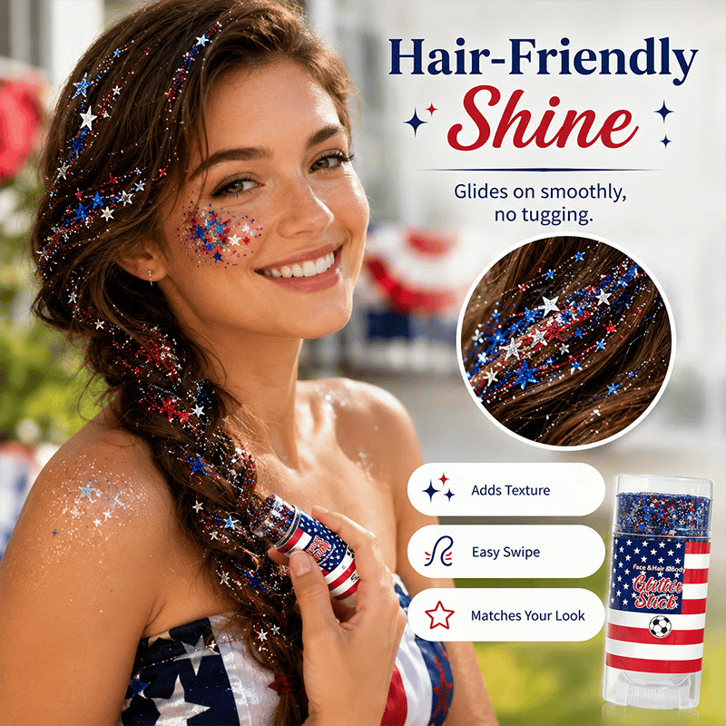 🔥Independence Day Party Must-Have-✨Patriotic Glitter Stick