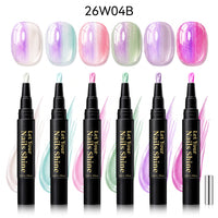 6-Color Polarized One-Step Gel Pen - B