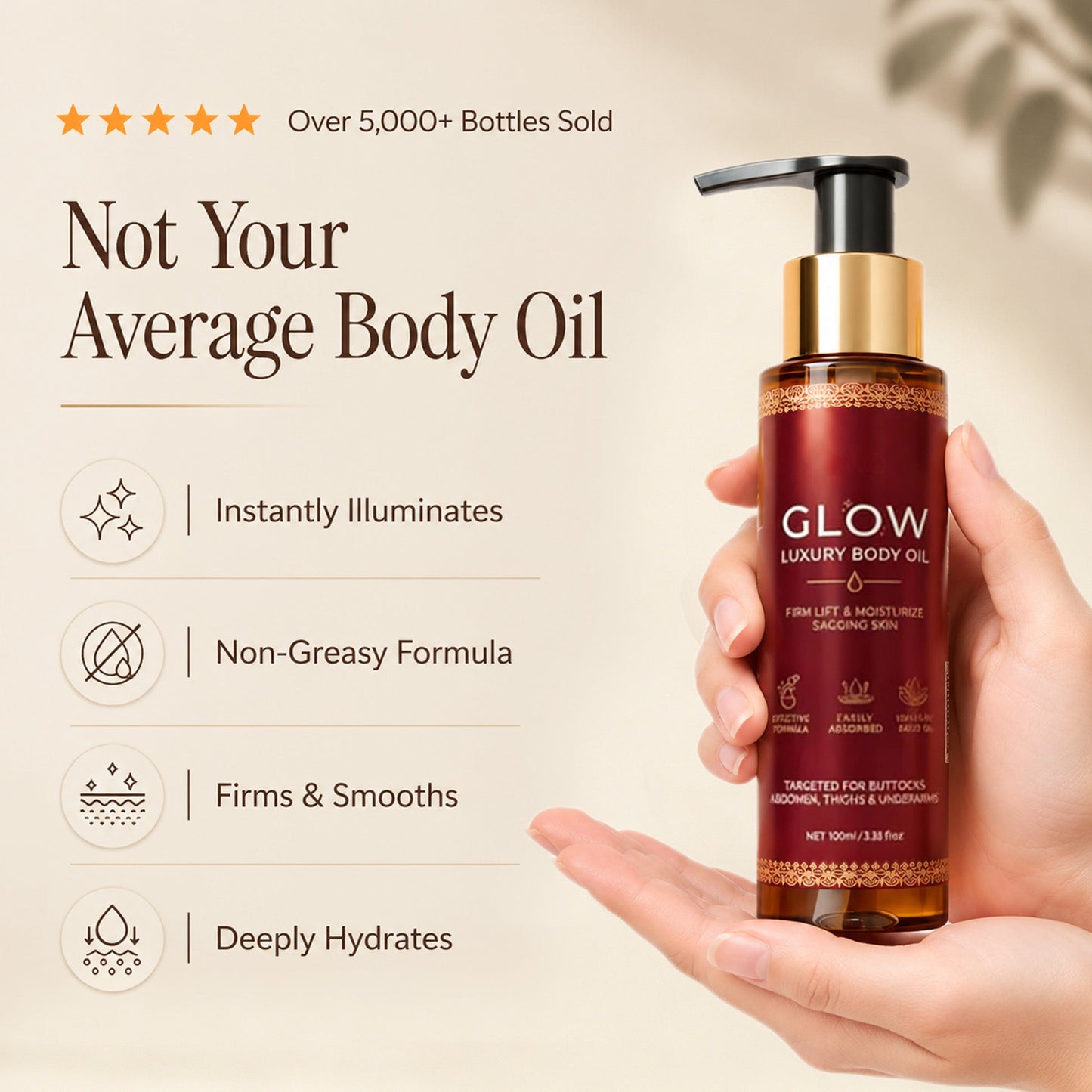 tryskintle Glow Body Oil 100ml