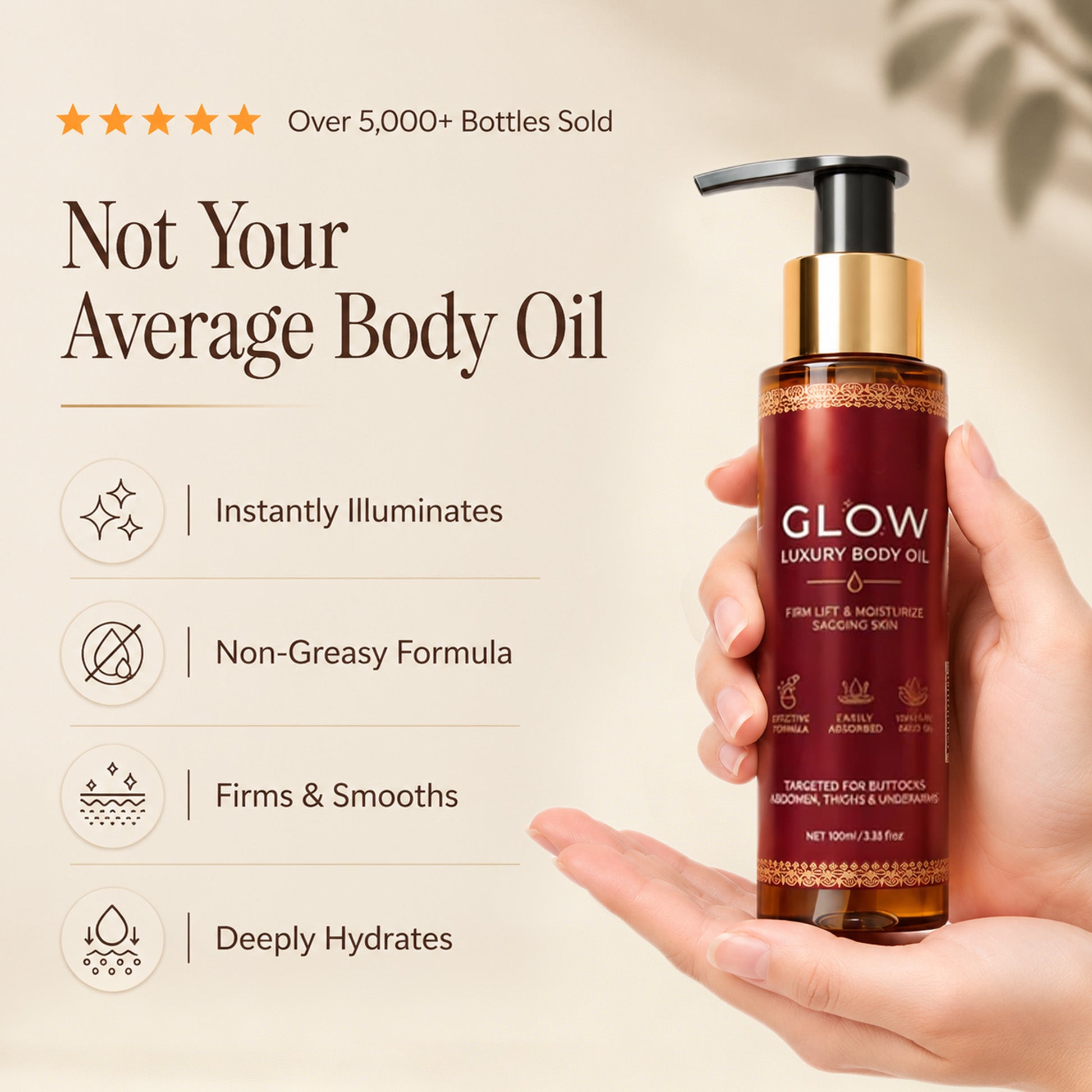 tryskintle Glow Body Oil 100ml