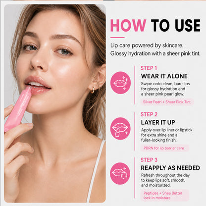 PDRN Peptide Glossy Lip Balm