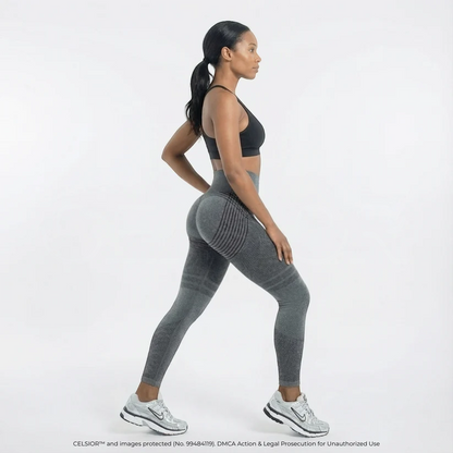 High Waisted And Hip Lifting Yoga Elastic Quick Drying Tight Pants ⭐