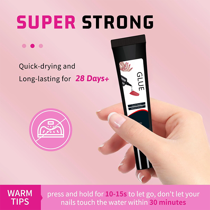 Semi solid glue Upgrade Super Strong Quick drying with remover kit