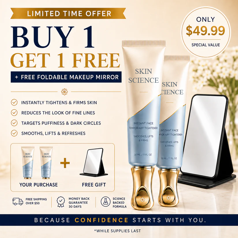 Tryskintle™ Instant Face Temporary Tightener – Instant visible results in 30 seconds