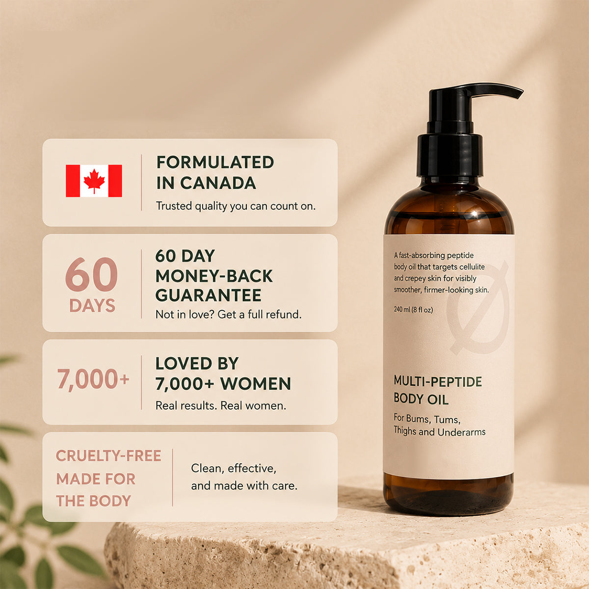 tryskintle™  Peptide Body Oil