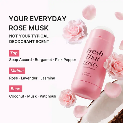Deodorant Coconut & Rose Fresh That Lasts