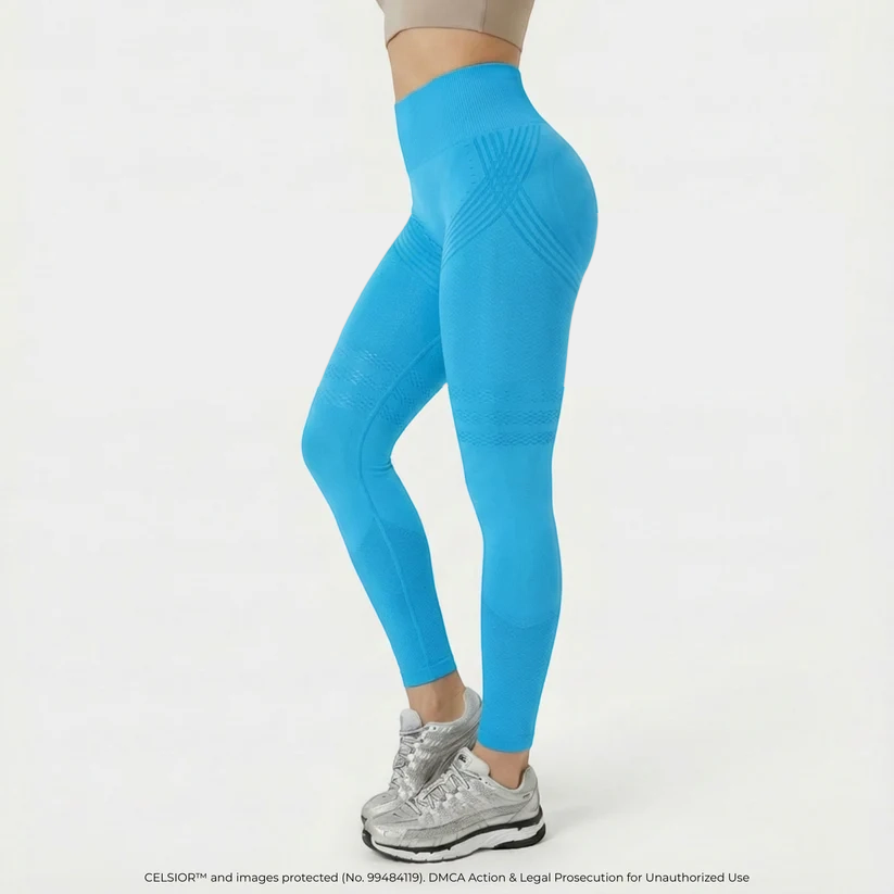 High Waisted And Hip Lifting Yoga Elastic Quick Drying Tight Pants ⭐