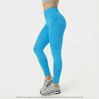 High Waisted And Hip Lifting Yoga Elastic Quick Drying Tight Pants ⭐