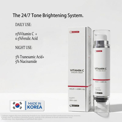Dual Chamber Vitamin C Skincare Cream