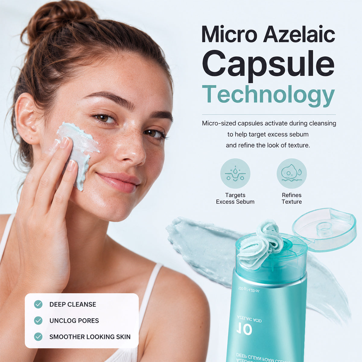 Azelaic Acid Capsule Foam Cleanser