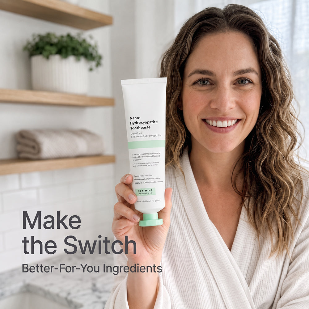 Nano-Hydroxyapatite Toothpaste, Fluoride Free Toothpaste, Appropriate for Sensitive Teeth🦷