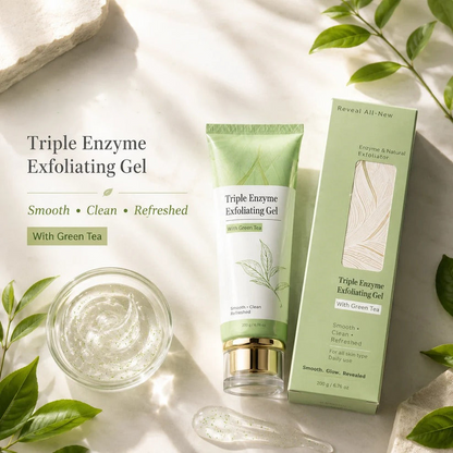 Triple Enzyme Exfoliating Gel with Green Tea Effect