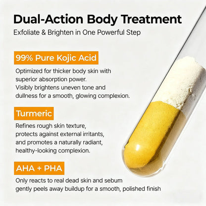 Tryskintle Peel Shot - Kojic + Turmeric Body Peel Spray