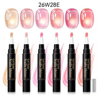6 Colors Cat Eye One-Step Gel Pens -E