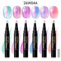 6-Color Polarized One-Step Gel Pen - A