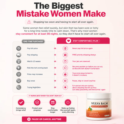 tryskintle Relief Balm — Night-Time Care for Itching, Burning & Dryness