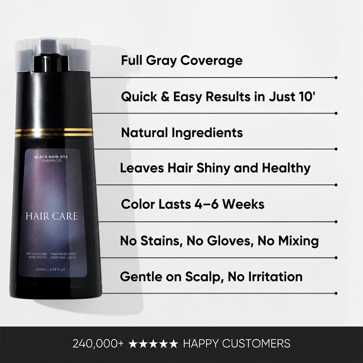 tryskintle Instant Dye Shampoo