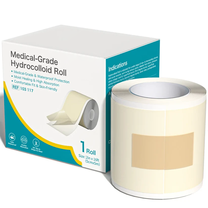 Hydrocolloid Acne Patch Roll – Cut to Any Size, 2 in × 16 ft