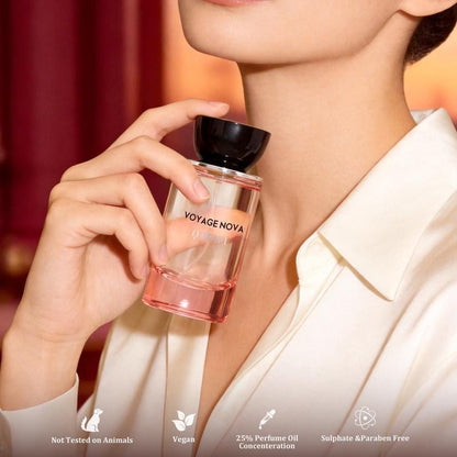 Voyage Nova | Rosey Fruity Floral | Extrait De Parfum  | Long Lasting Luxury Fragrance