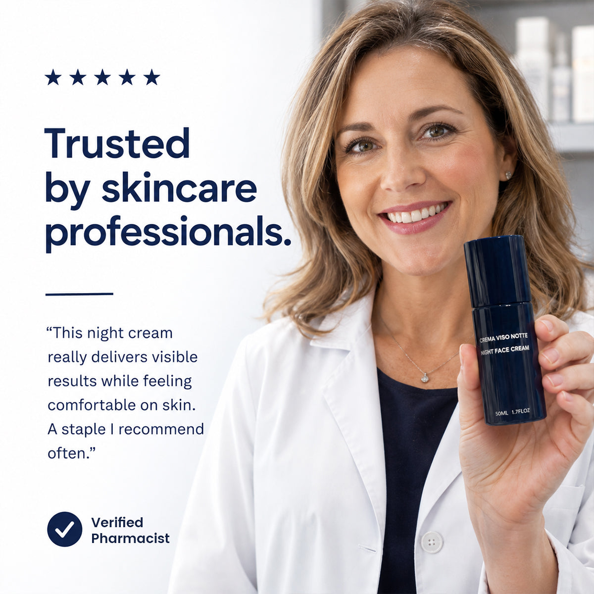 AntiAge Night Cream: Firms Your Neck While You Sleep