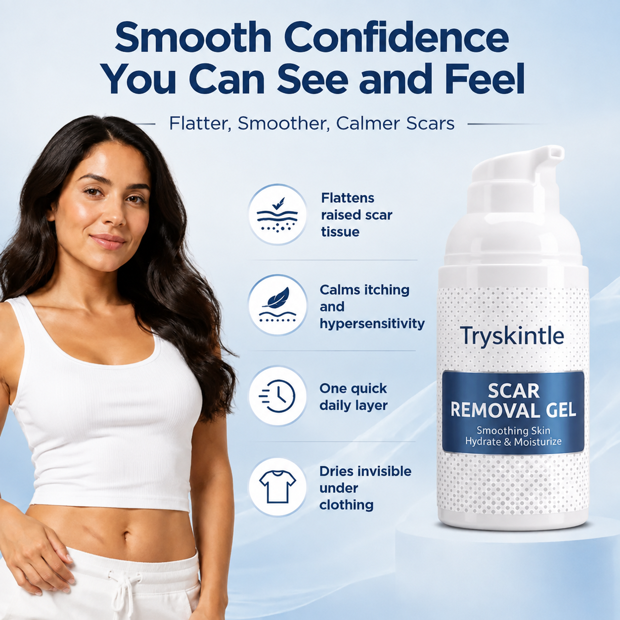 Flatter, Smoother, Calmer Scars in as Little as 3 Days