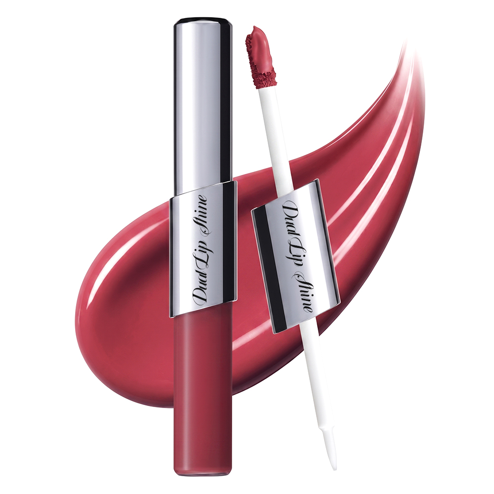 Perfect Twin Lip — Dual-Ended Liquid Lipstick with Velvet Matte Color and Glossy Shine