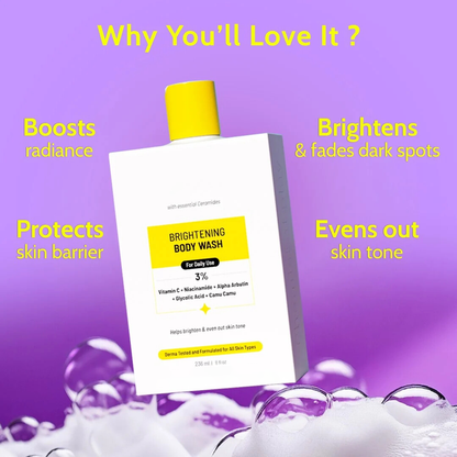 Brightening Body Wash With Vitamin C for Bright & Glowing Skin