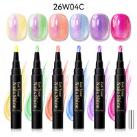 6-Color Polarized One-Step Gel Pen - C