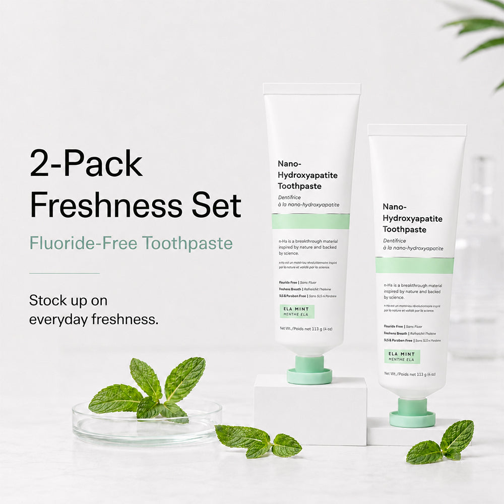 Nano-Hydroxyapatite Toothpaste, Fluoride Free Toothpaste, Appropriate for Sensitive Teeth🦷